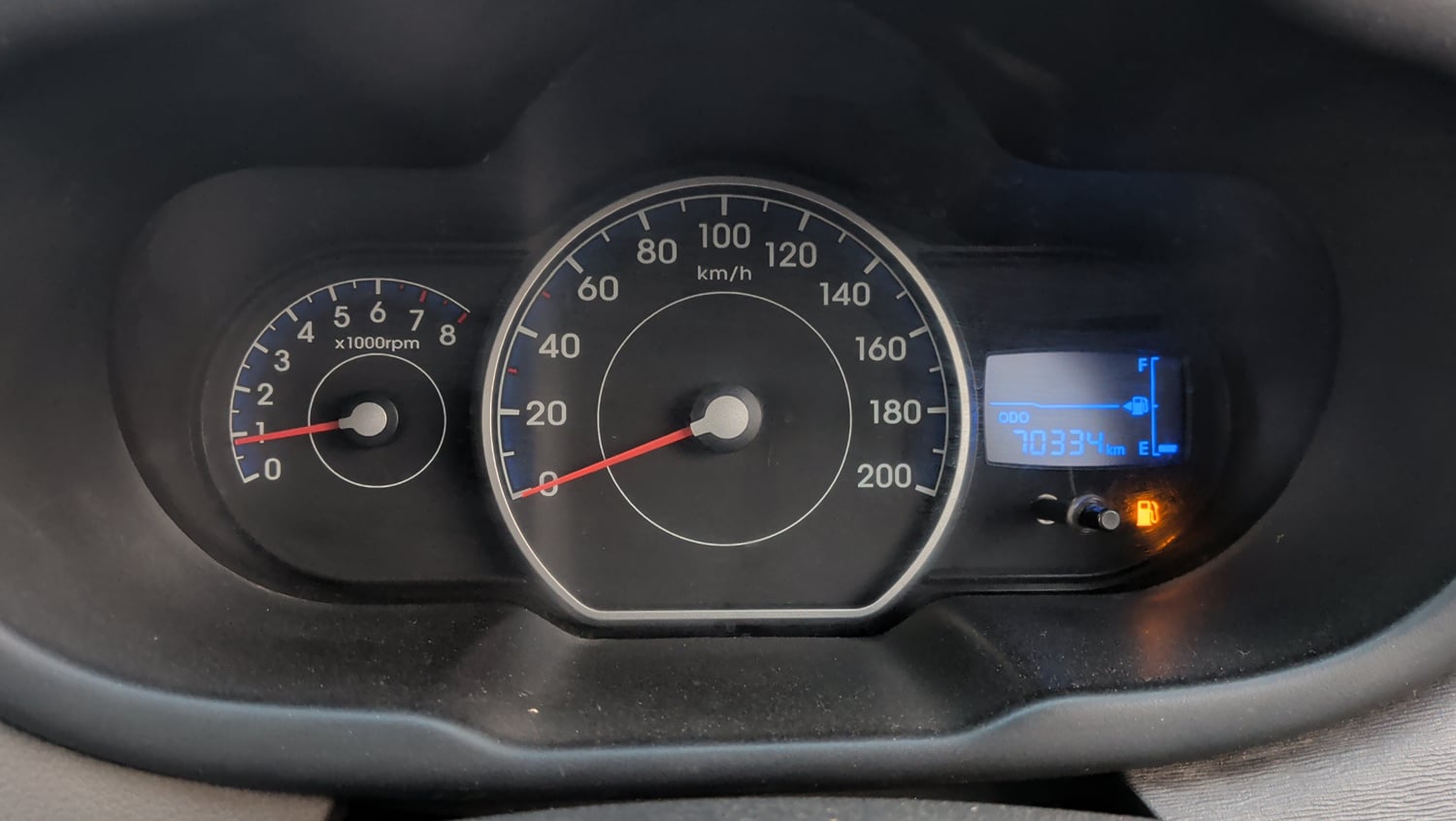 Used 2012 Hyundai i10 Sportz 1.2 Kappa2 Petrol Manual interior CLUSTERMETER VIEW