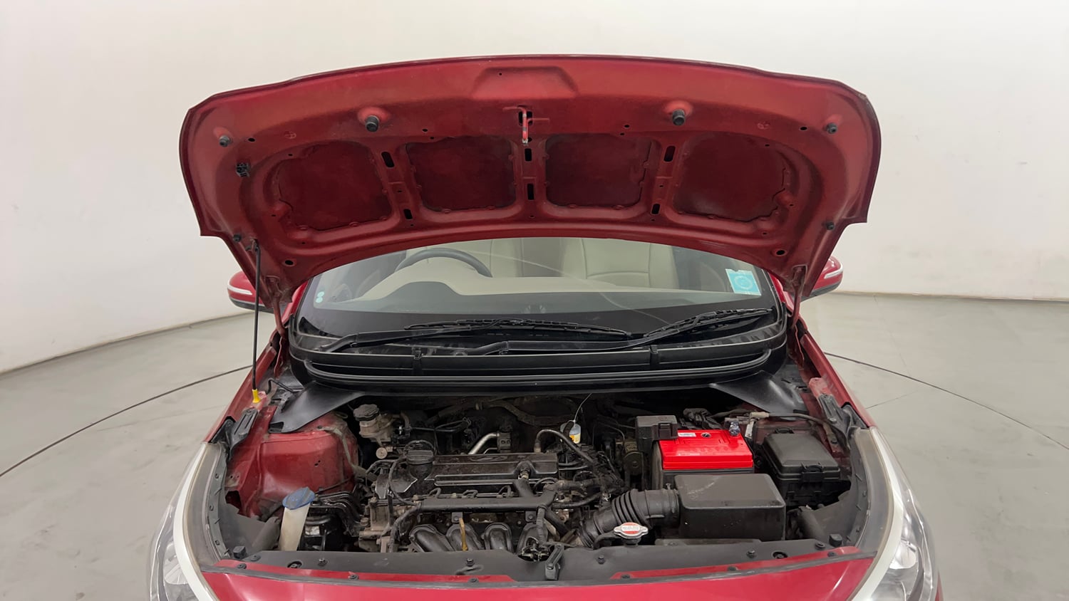 Used 2016 Hyundai Elite i20 Sportz 1.2 Petrol Manual engine ENGINE & BONNET OPEN FRONT VIEW
