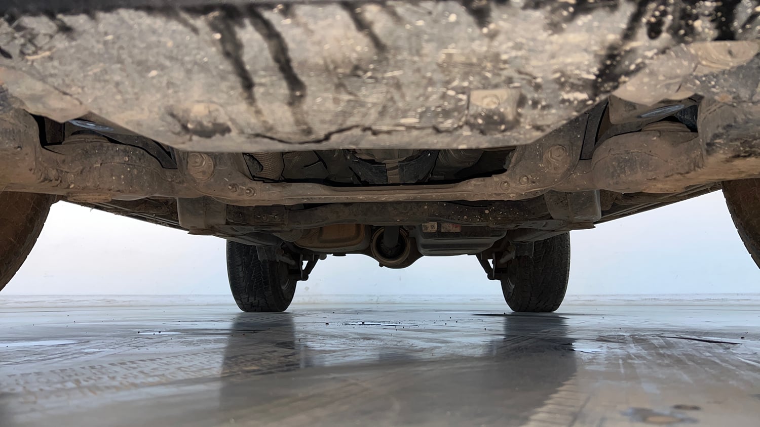 Used 2024 Mahindra Thar LX Hard Top Diesel MT RWD Diesel Manual extra FRONT LEFT UNDERBODY VIEW
