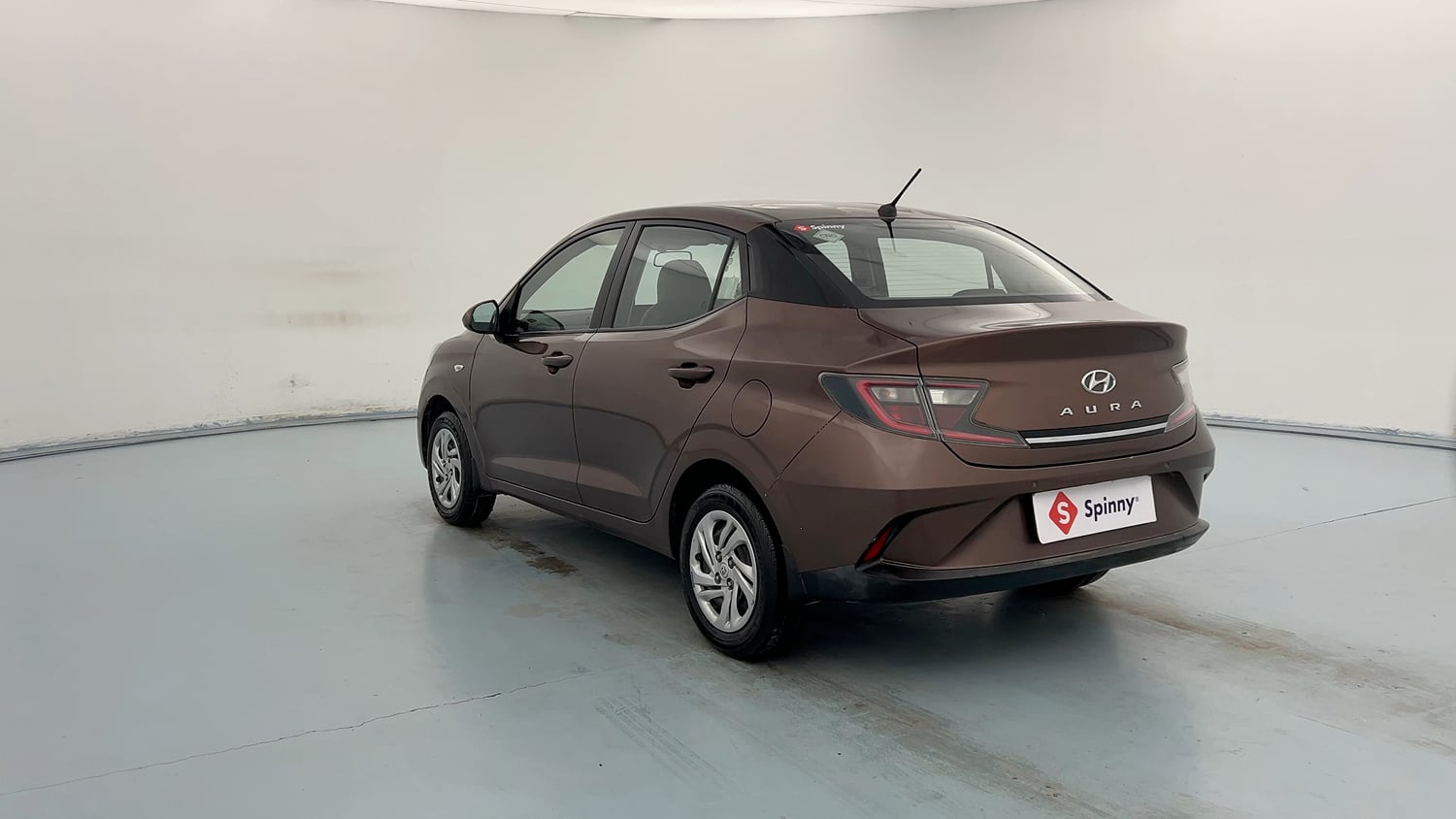 Used 2022 Hyundai Aura S 1.2 CNG Cng Manual exterior LEFT REAR CORNER VIEW
