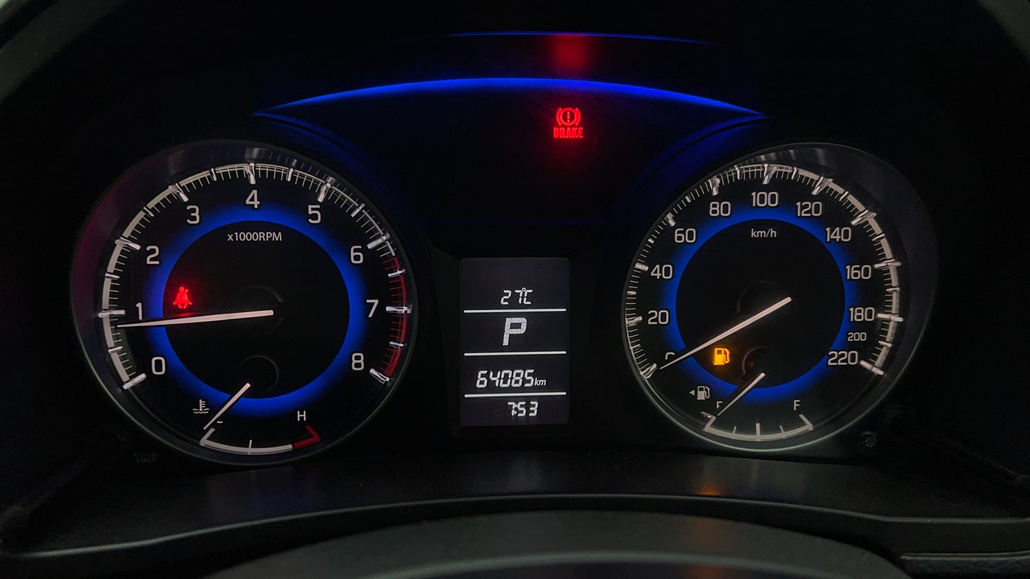 Used 2016 Maruti Suzuki Baleno Delta 1.2 AT Petrol Automatic interior CLUSTERMETER VIEW