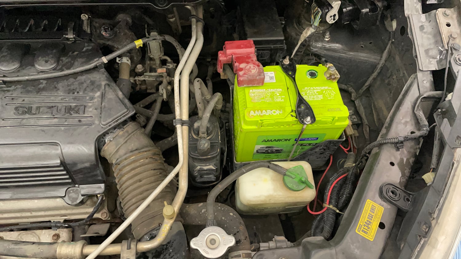 Used 2015 Maruti Suzuki Wagon R VXI Petrol Manual engine ENGINE LEFT SIDE VIEW