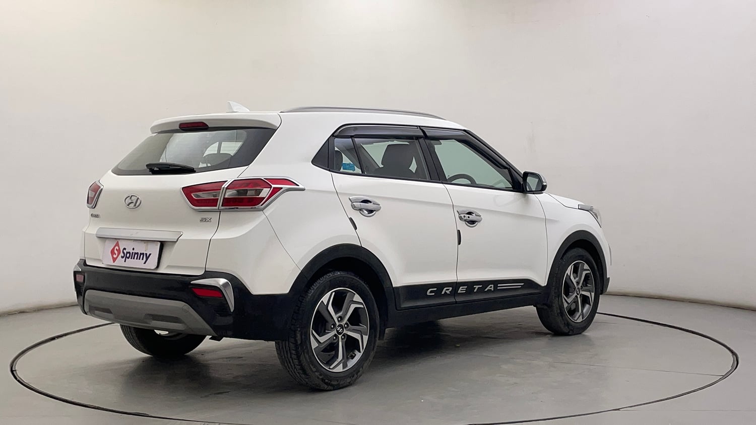 Used 2019 Hyundai Creta SX 1.6 (O) Petrol Petrol Manual exterior RIGHT REAR CORNER VIEW