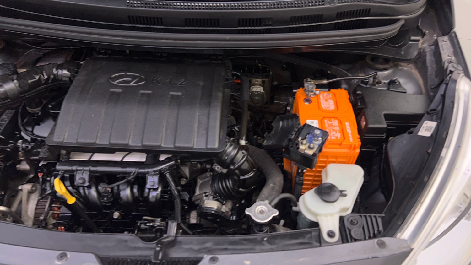 Used 2016 Hyundai Grand i10 Asta 1.2 Kappa VTVT (O) Petrol Manual engine ENGINE LEFT SIDE VIEW