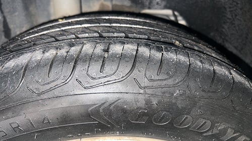 Used 2018 Ford Figo Titanium 1.5 Ti-VCT AT Petrol Automatic tyres RIGHT REAR TYRE TREAD VIEW