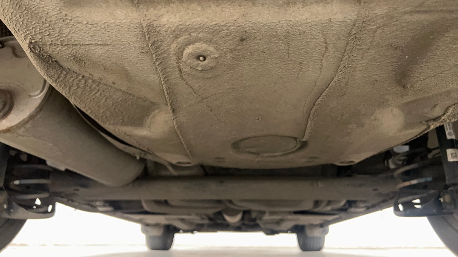 Used 2022 Volkswagen Vento Highline Plus 1.0L TSI Automatic Petrol Automatic extra REAR UNDERBODY VIEW (TAKEN FROM REAR)