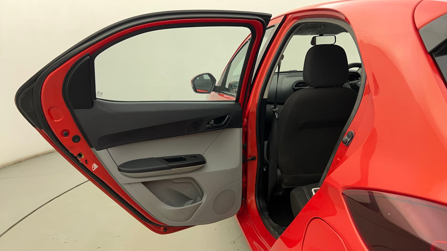 Used 2021 Tata Tiago XZ Petrol Manual interior LEFT REAR DOOR OPEN VIEW