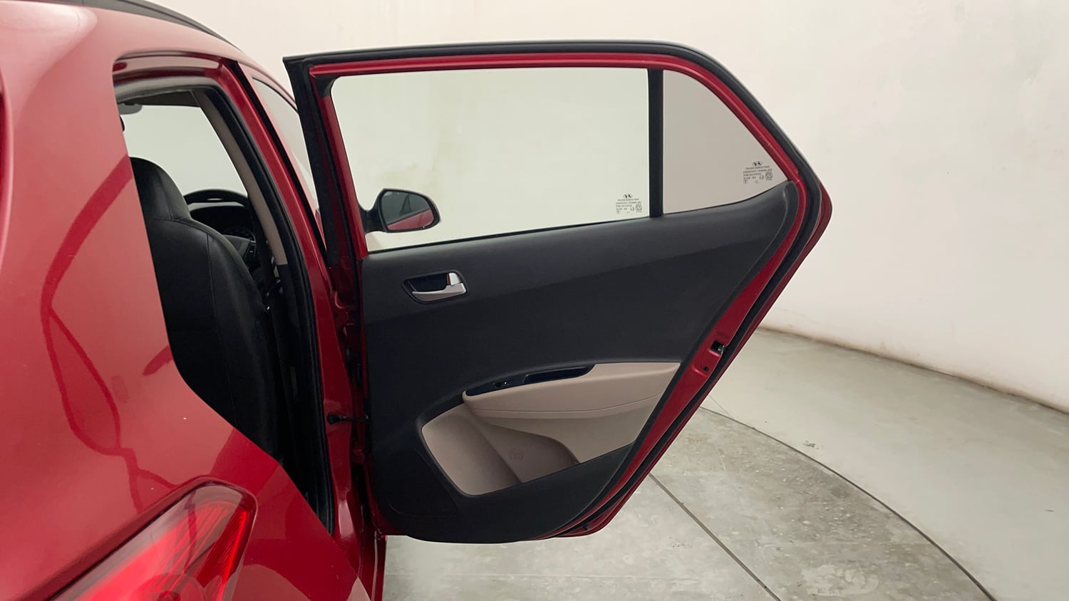 Used 2018 Hyundai Grand i10 Asta 1.2 Kappa VTVT Petrol Manual interior RIGHT REAR DOOR OPEN VIEW