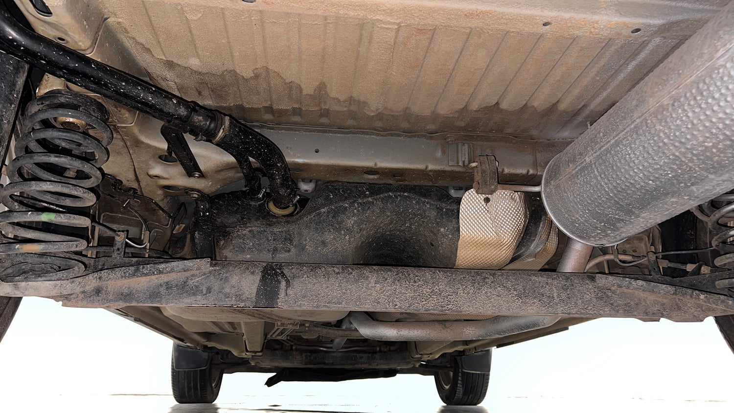 Used 2021 Ford EcoSport Titanium 1.5L TDCi Diesel Manual extra REAR UNDERBODY VIEW (TAKEN FROM REAR)