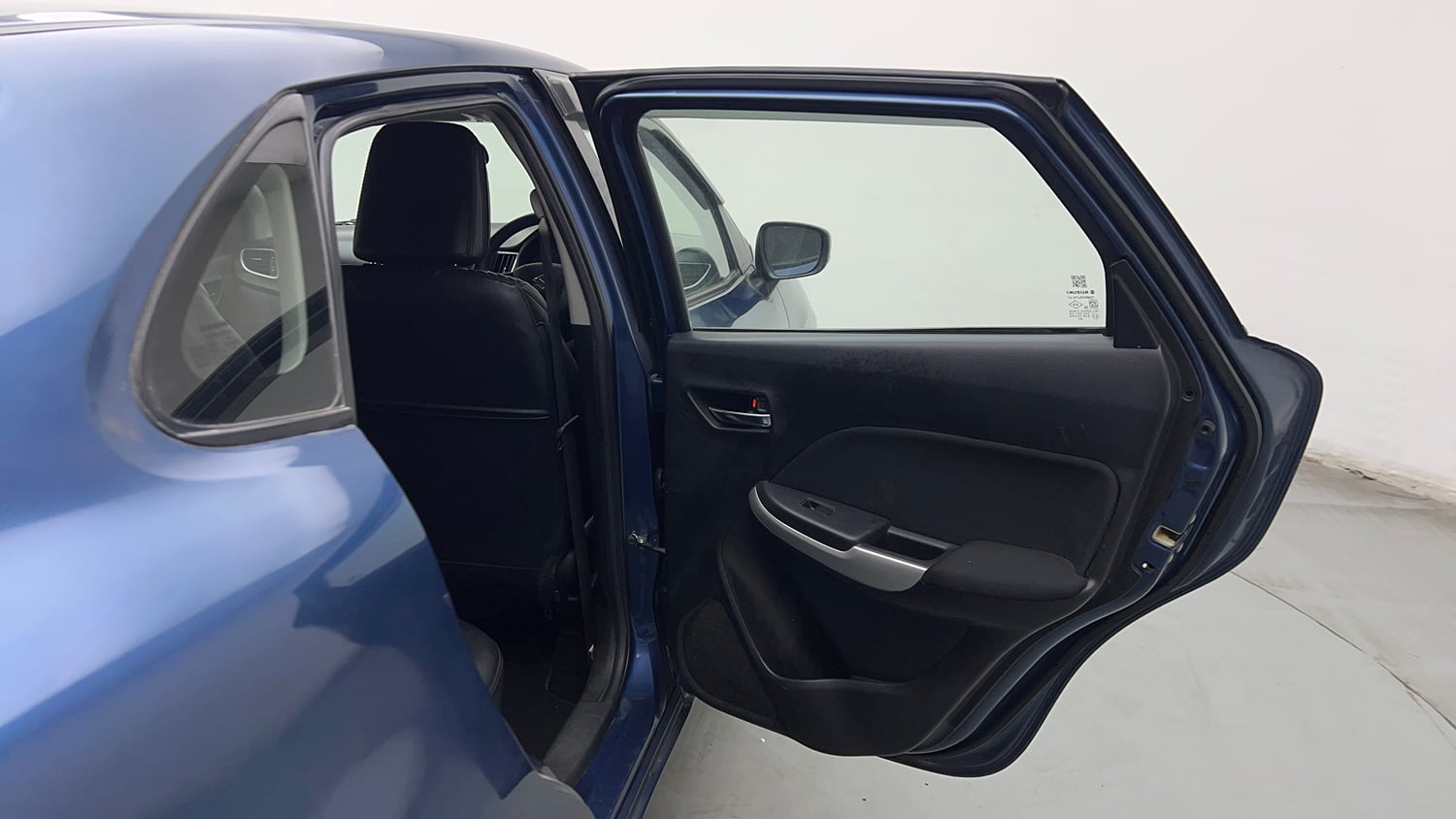 Used 2016 Maruti Suzuki Baleno Delta 1.2 AT Petrol Automatic interior RIGHT REAR DOOR OPEN VIEW