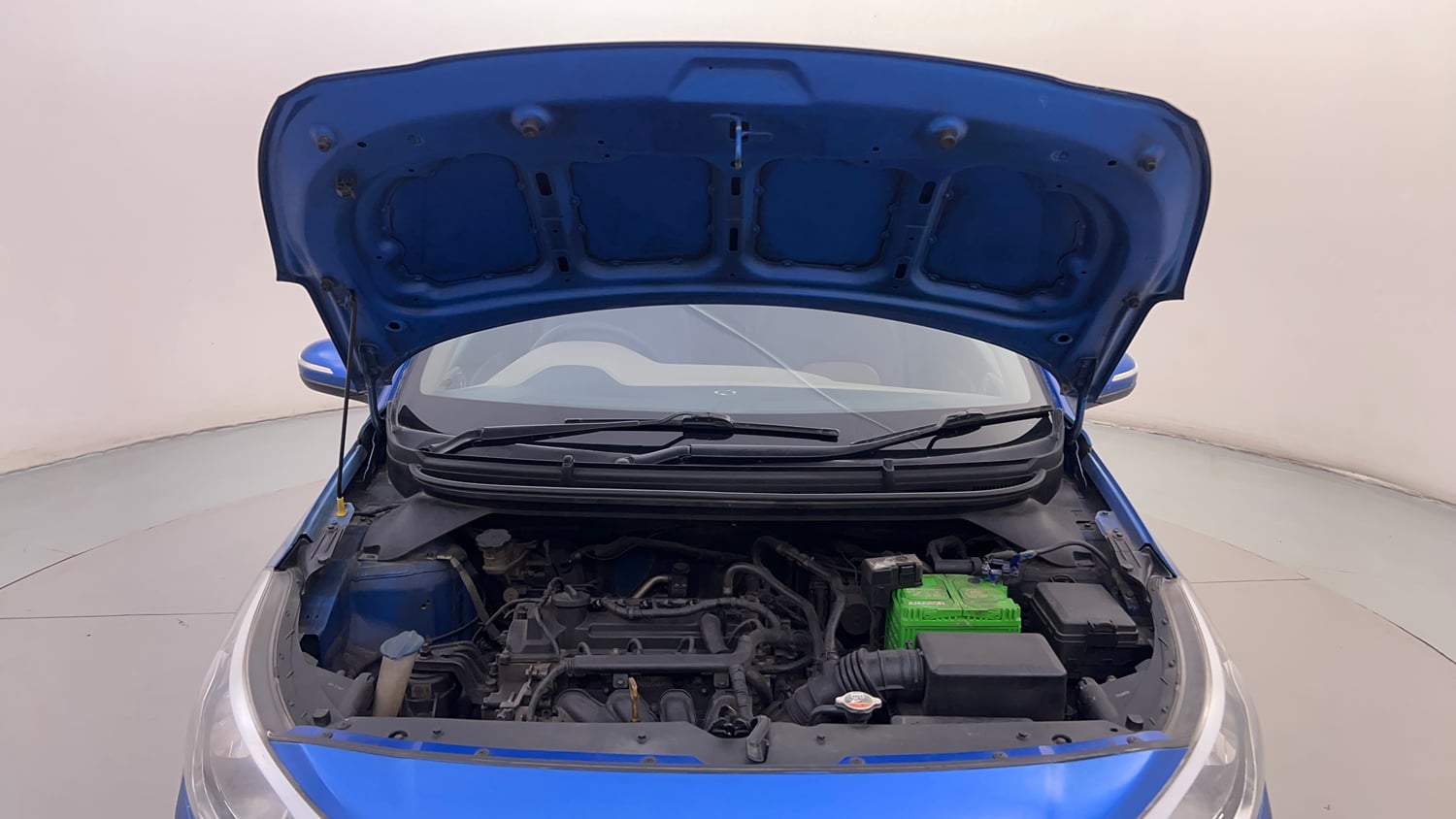 Used 2018 Hyundai Elite i20 Asta 1.2 AT Petrol Automatic engine ENGINE & BONNET OPEN FRONT VIEW