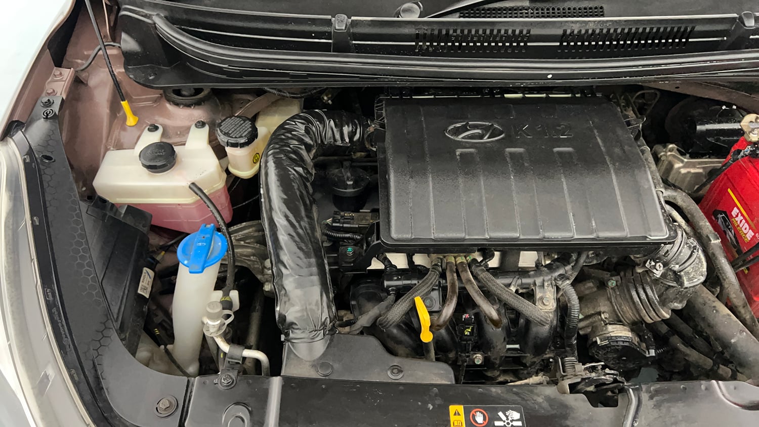 Used 2022 Hyundai Aura S 1.2 CNG Cng Manual engine ENGINE RIGHT SIDE VIEW