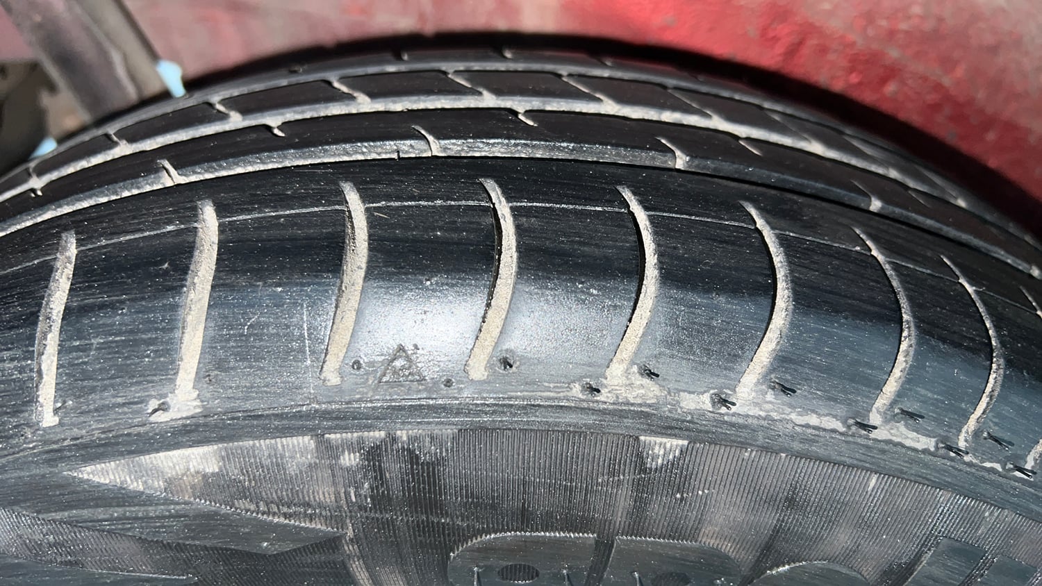Used 2017 Maruti Suzuki Wagon R LXI CNG Cng Manual tyres RIGHT REAR TYRE TREAD VIEW