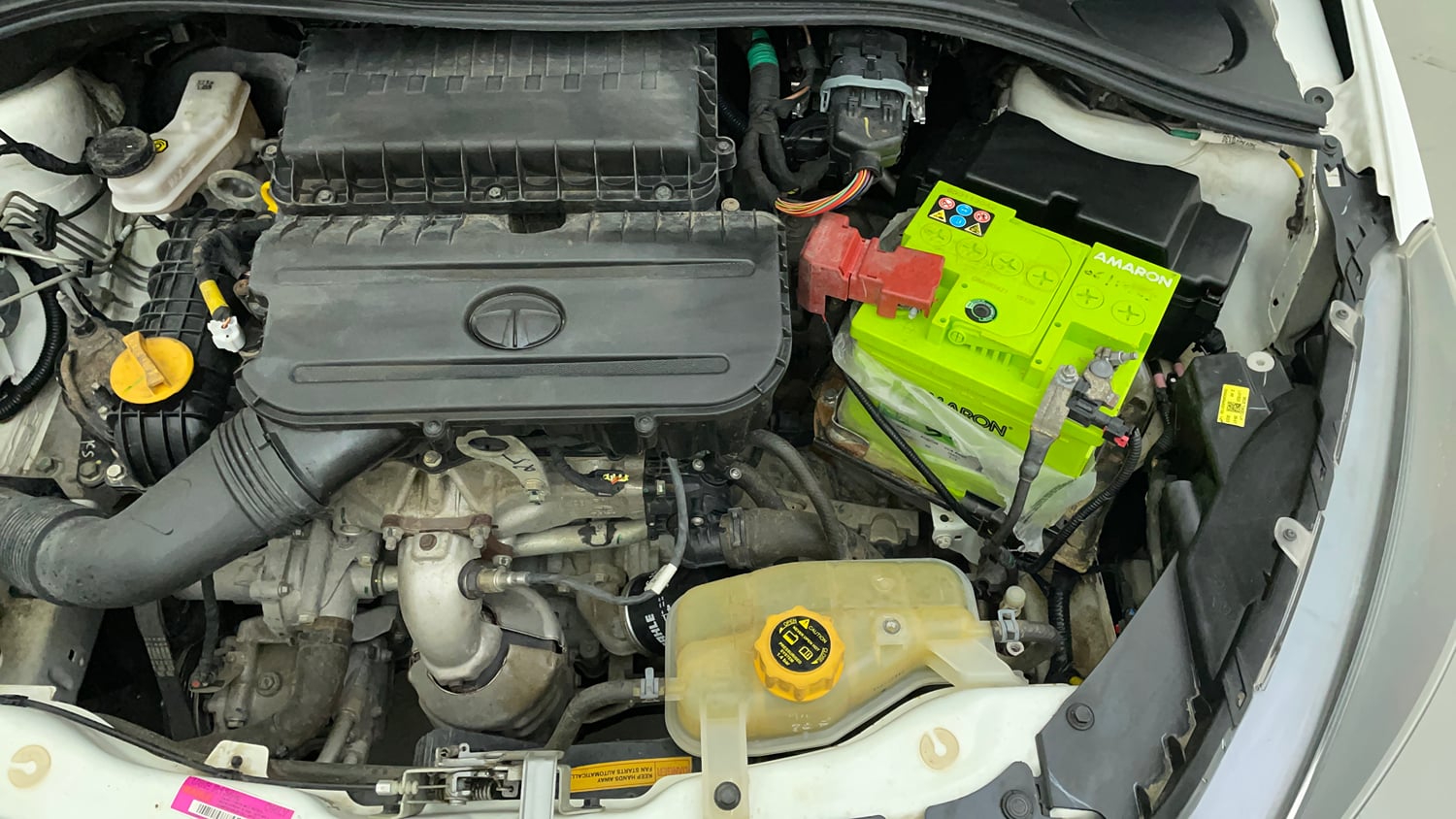 Used 2023 Tata Tiago XT (O) Petrol Manual engine ENGINE LEFT SIDE VIEW
