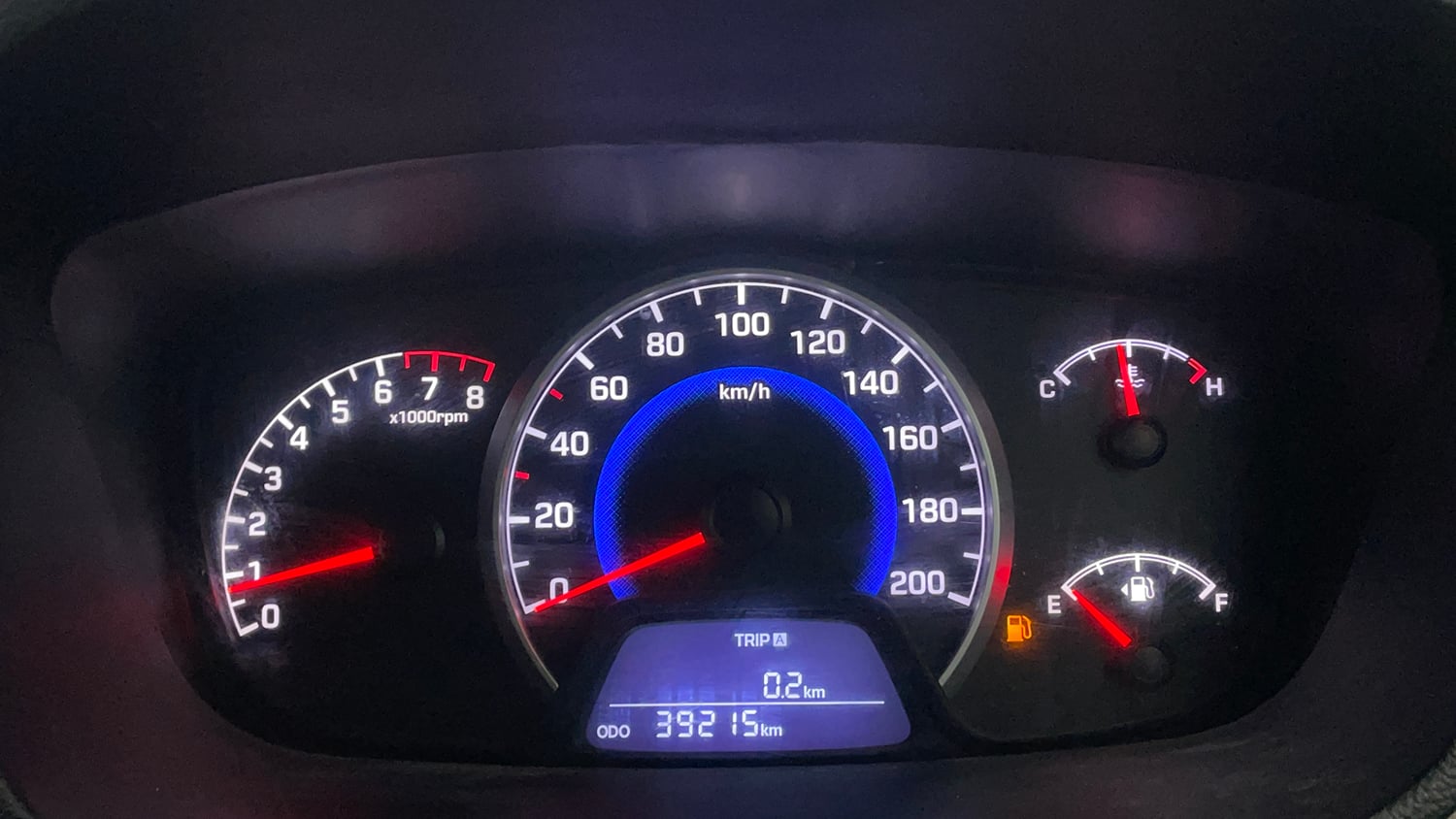 Used 2018 Hyundai Grand i10 Asta 1.2 Kappa VTVT Petrol Manual interior CLUSTERMETER VIEW