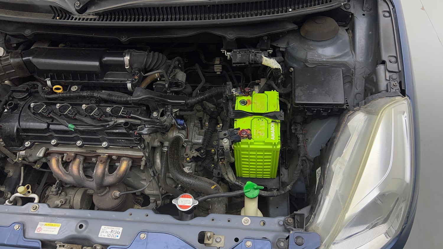 Used 2016 Maruti Suzuki Baleno Delta 1.2 AT Petrol Automatic engine ENGINE LEFT SIDE VIEW