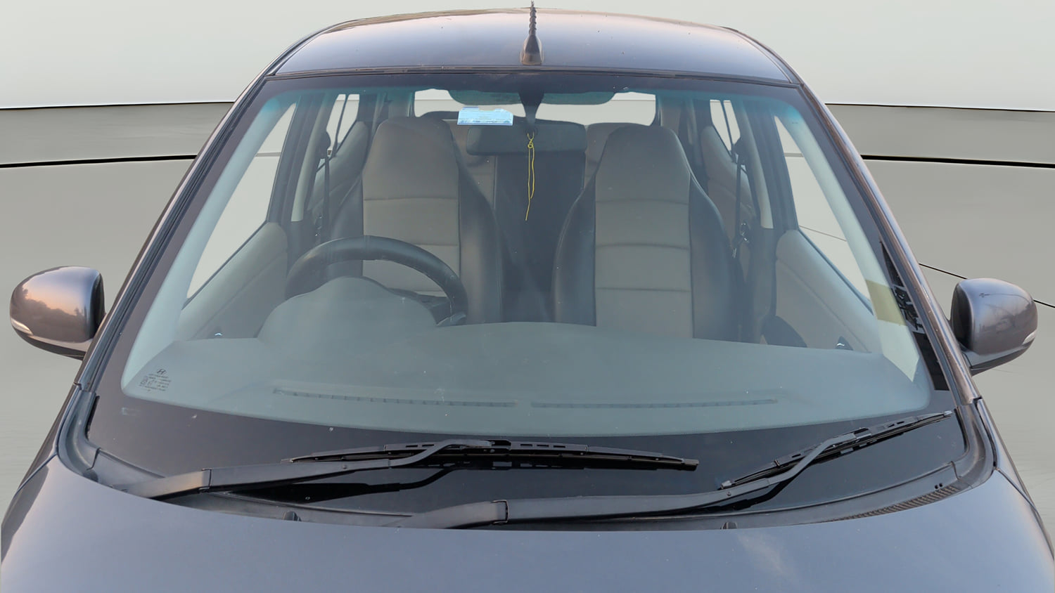 Used 2012 Hyundai i10 Sportz 1.2 Kappa2 Petrol Manual exterior FRONT WINDSHIELD VIEW