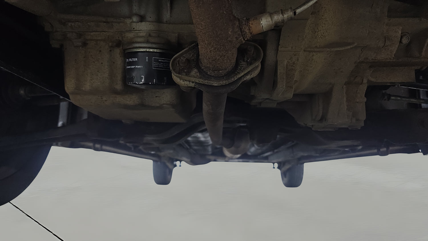 Used 2017 Maruti Suzuki Wagon R VXI Petrol Manual extra FRONT LEFT UNDERBODY VIEW