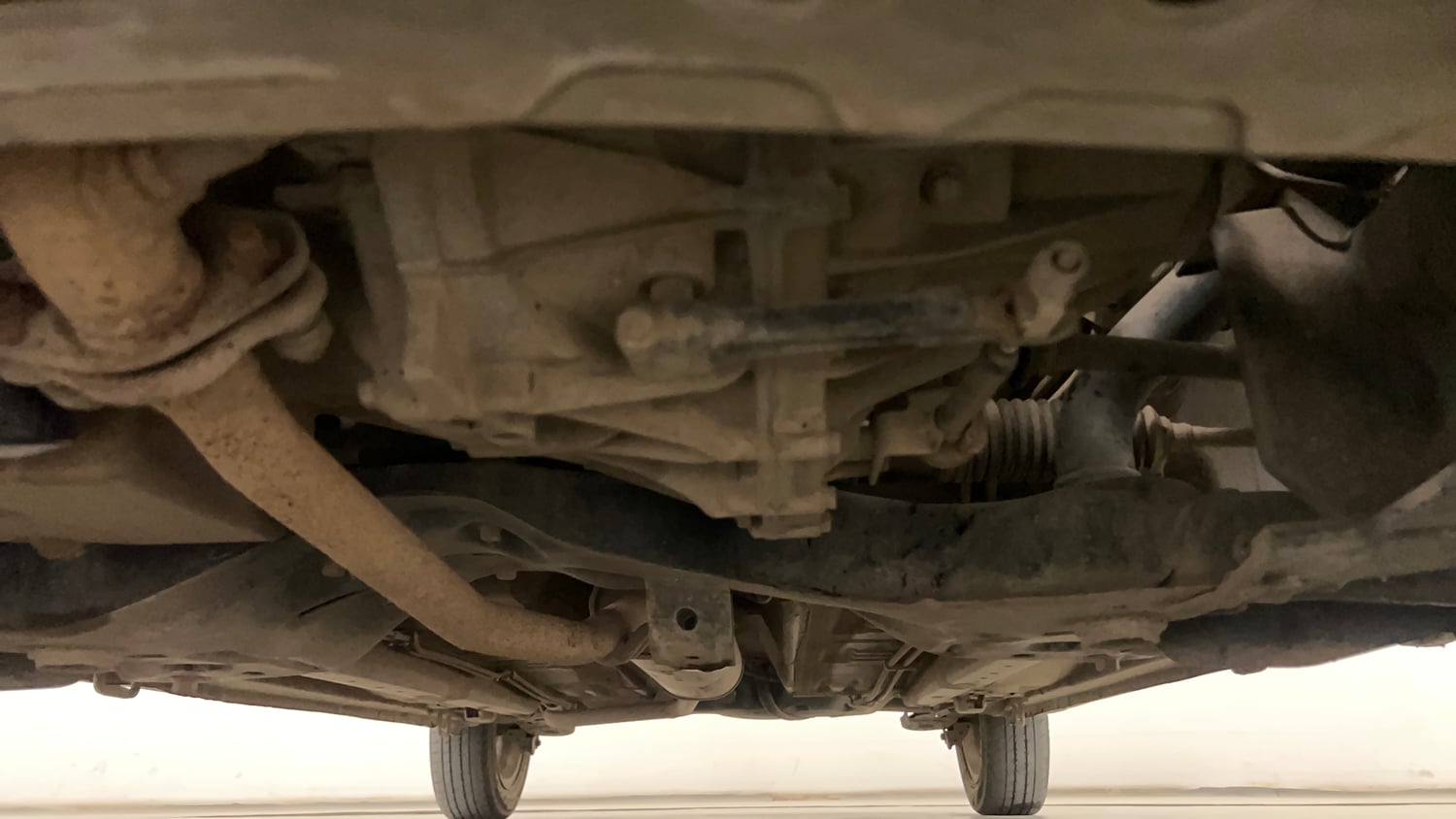 Used 2018 Maruti Suzuki Celerio X Zxi (Opt) Petrol Manual extra FRONT LEFT UNDERBODY VIEW