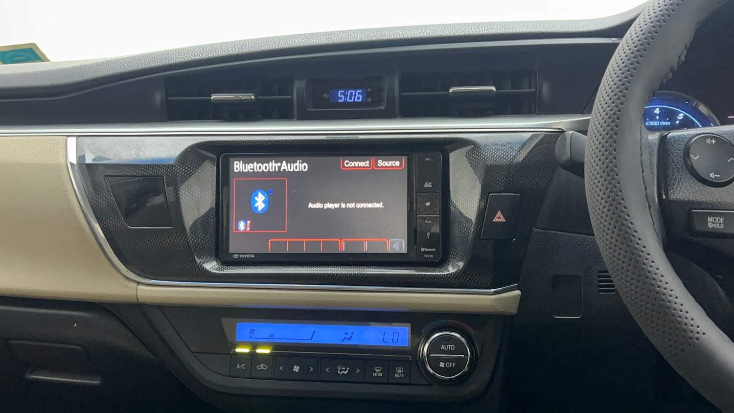 Used 2016 Toyota Corolla Altis VL AT Petrol Petrol Automatic interior MUSIC SYSTEM & AC CONTROL VIEW