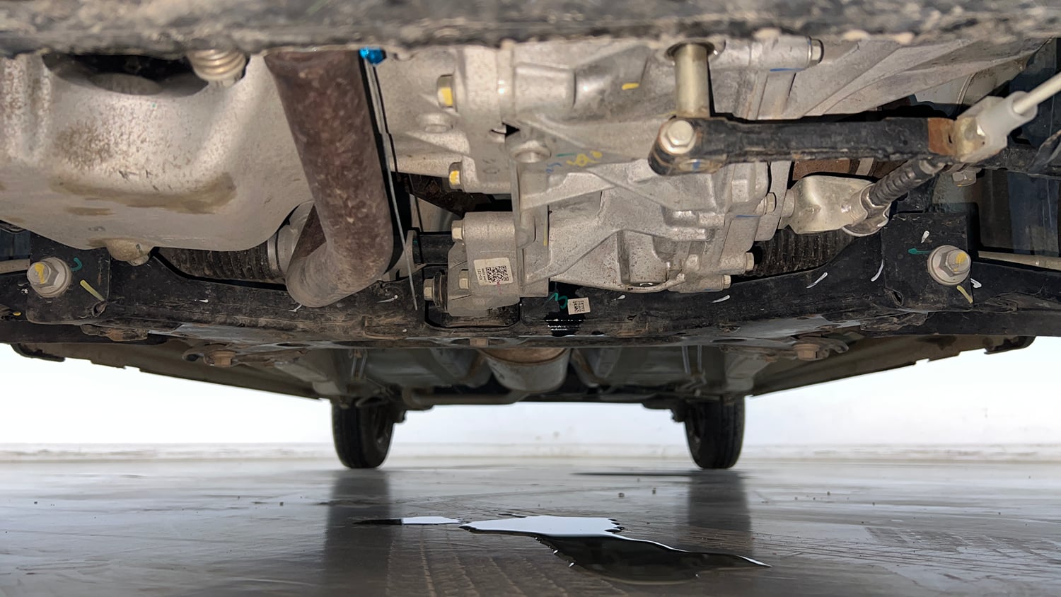 Used 2025 Maruti Suzuki S-Presso Lxi (O) Petrol Manual extra FRONT LEFT UNDERBODY VIEW