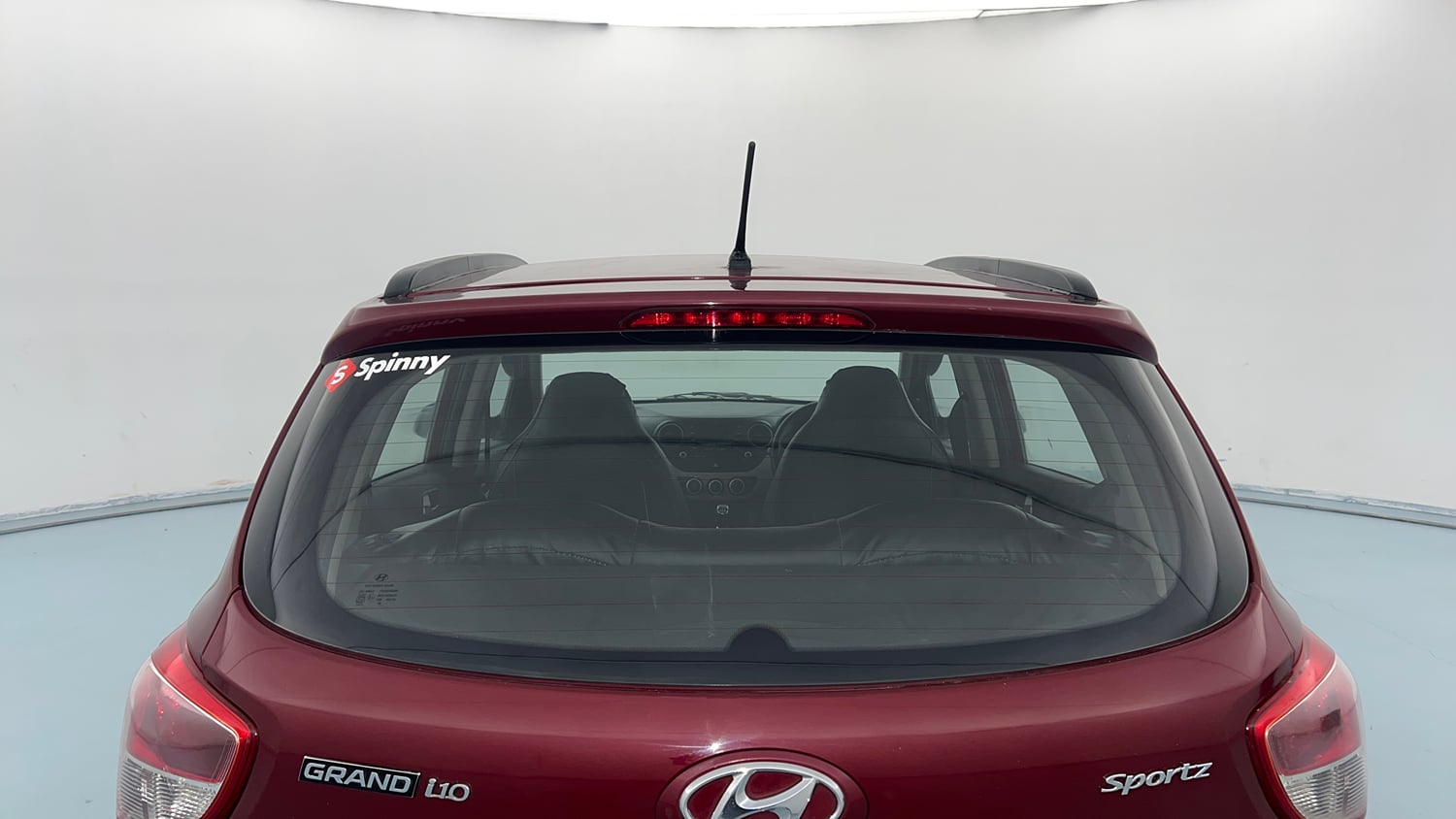 Used 2016 Hyundai Grand i10 Sportz 1.2 Kappa VTVT Petrol Manual exterior BACK WINDSHIELD VIEW
