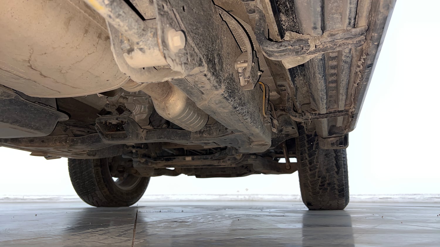 Used 2024 Mahindra Thar LX Hard Top Diesel MT RWD Diesel Manual extra REAR RIGHT UNDERBODY VIEW
