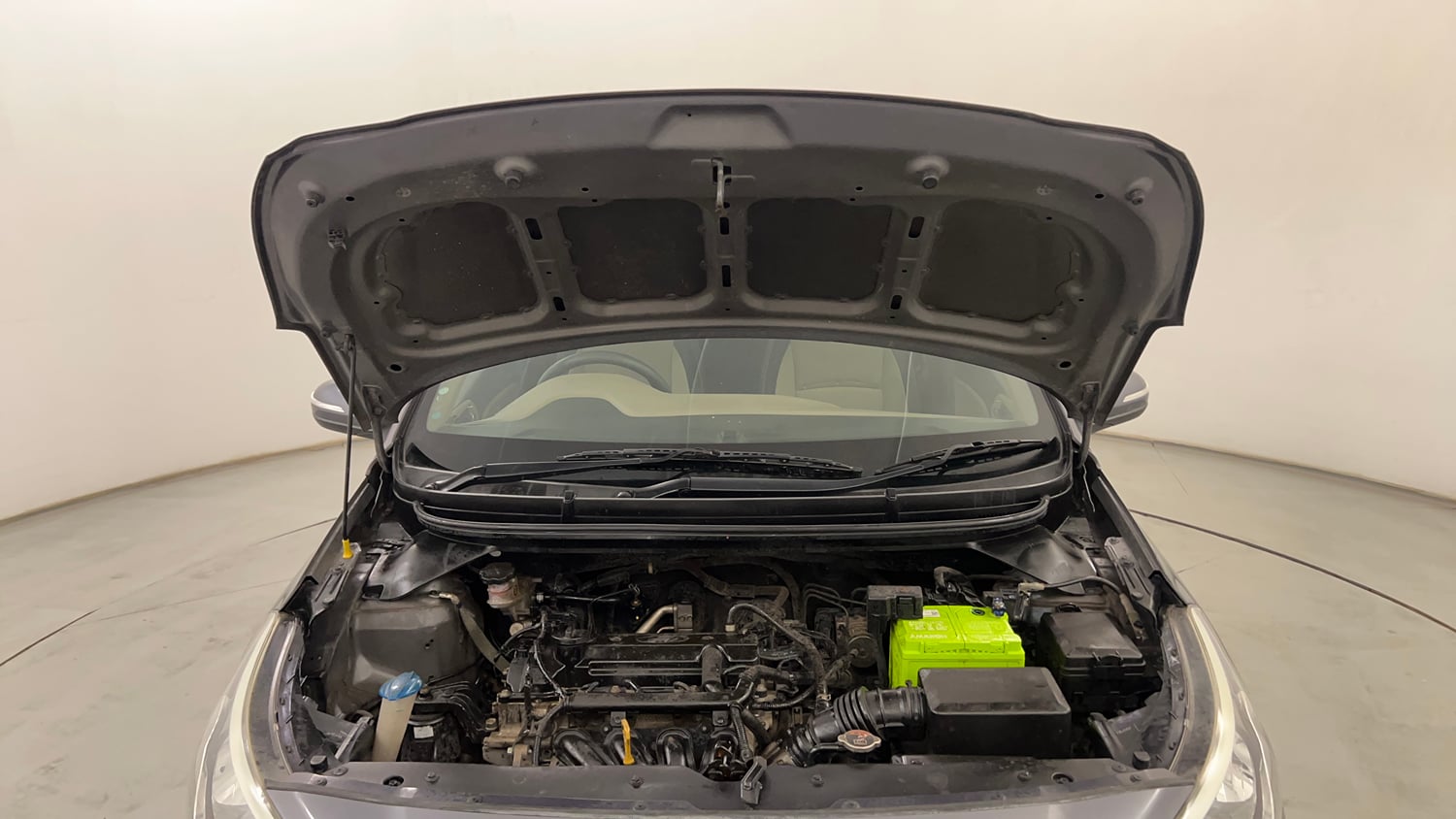Used 2015 Hyundai Elite i20 Sportz 1.2 Petrol Manual engine ENGINE & BONNET OPEN FRONT VIEW