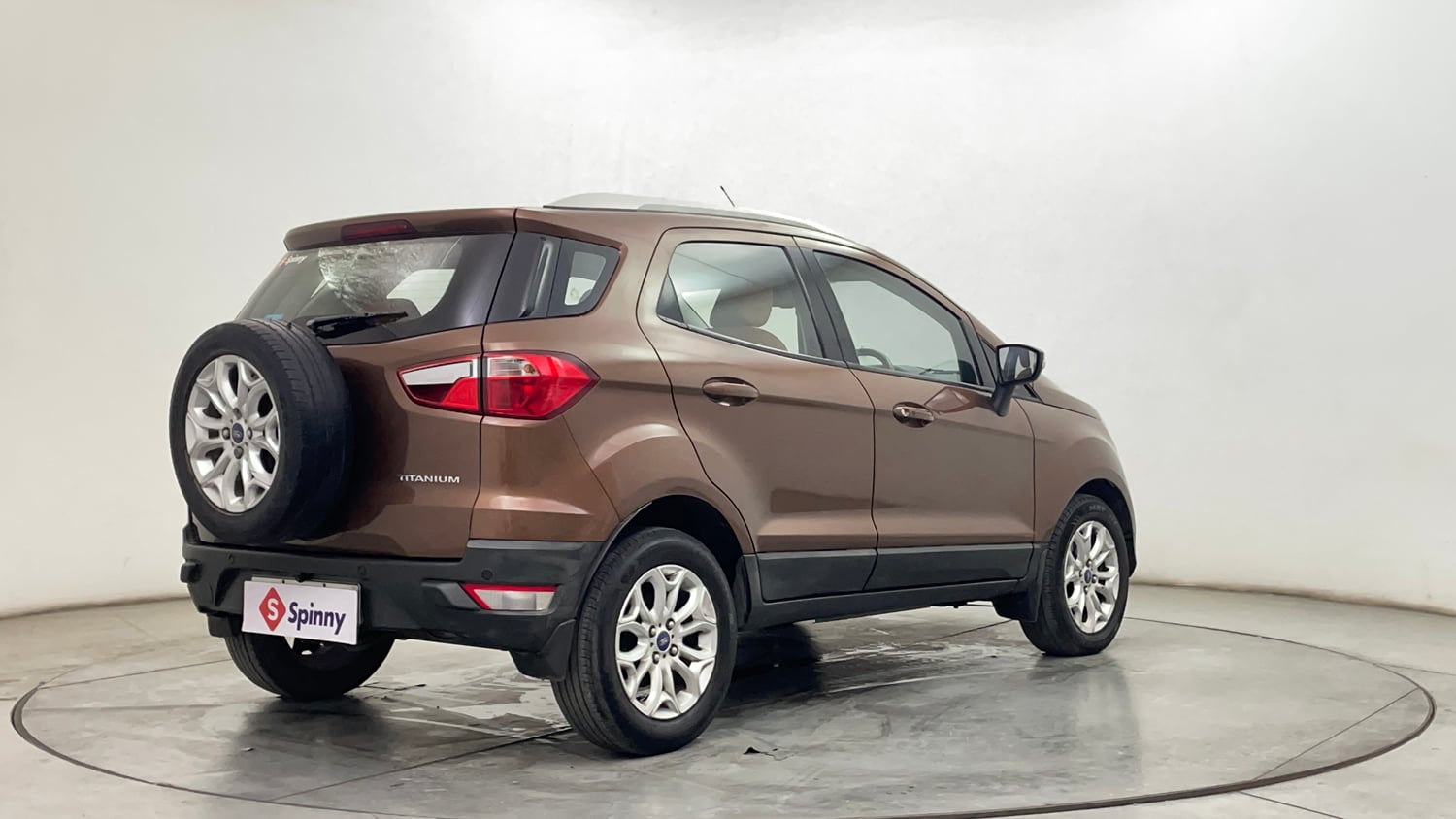 Used 2016 Ford EcoSport Titanium 1.5L Ti-VCT AT Petrol Automatic exterior RIGHT REAR CORNER VIEW