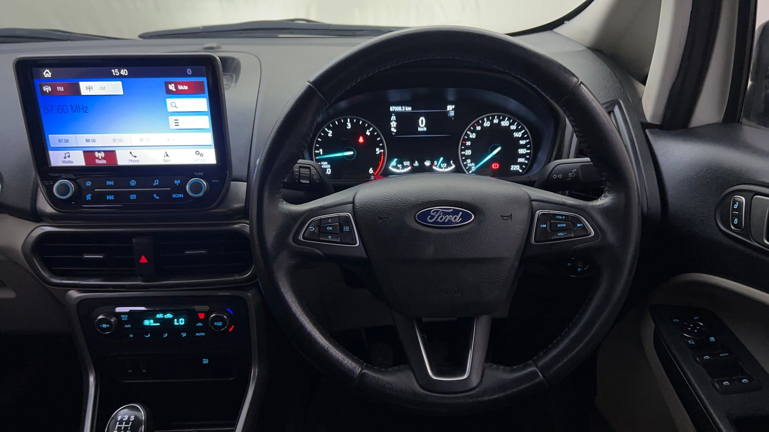 Used 2021 Ford EcoSport Titanium 1.5L TDCi Diesel Manual interior STEERING VIEW