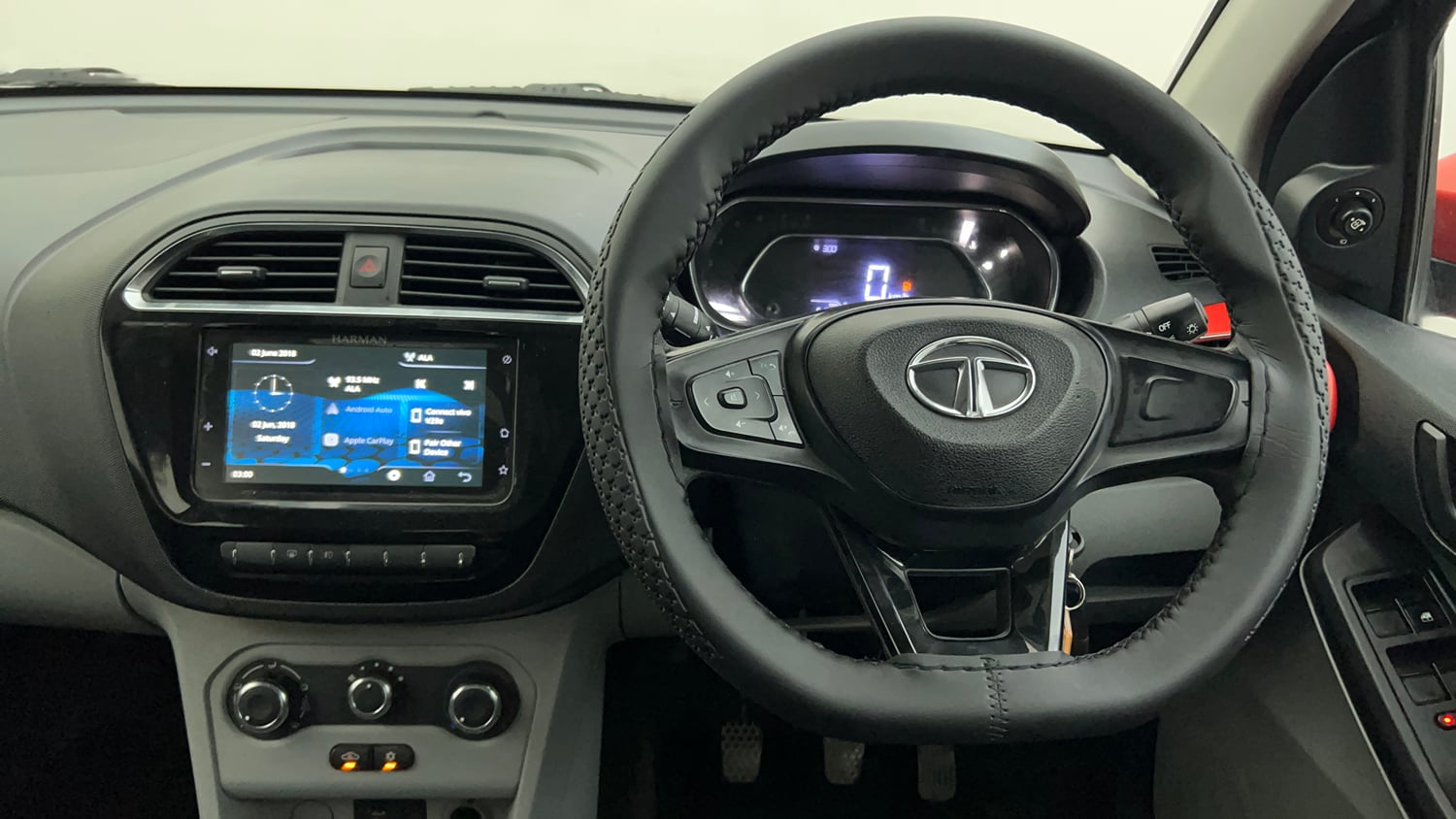 Used 2021 Tata Tiago XZ Petrol Manual interior STEERING VIEW