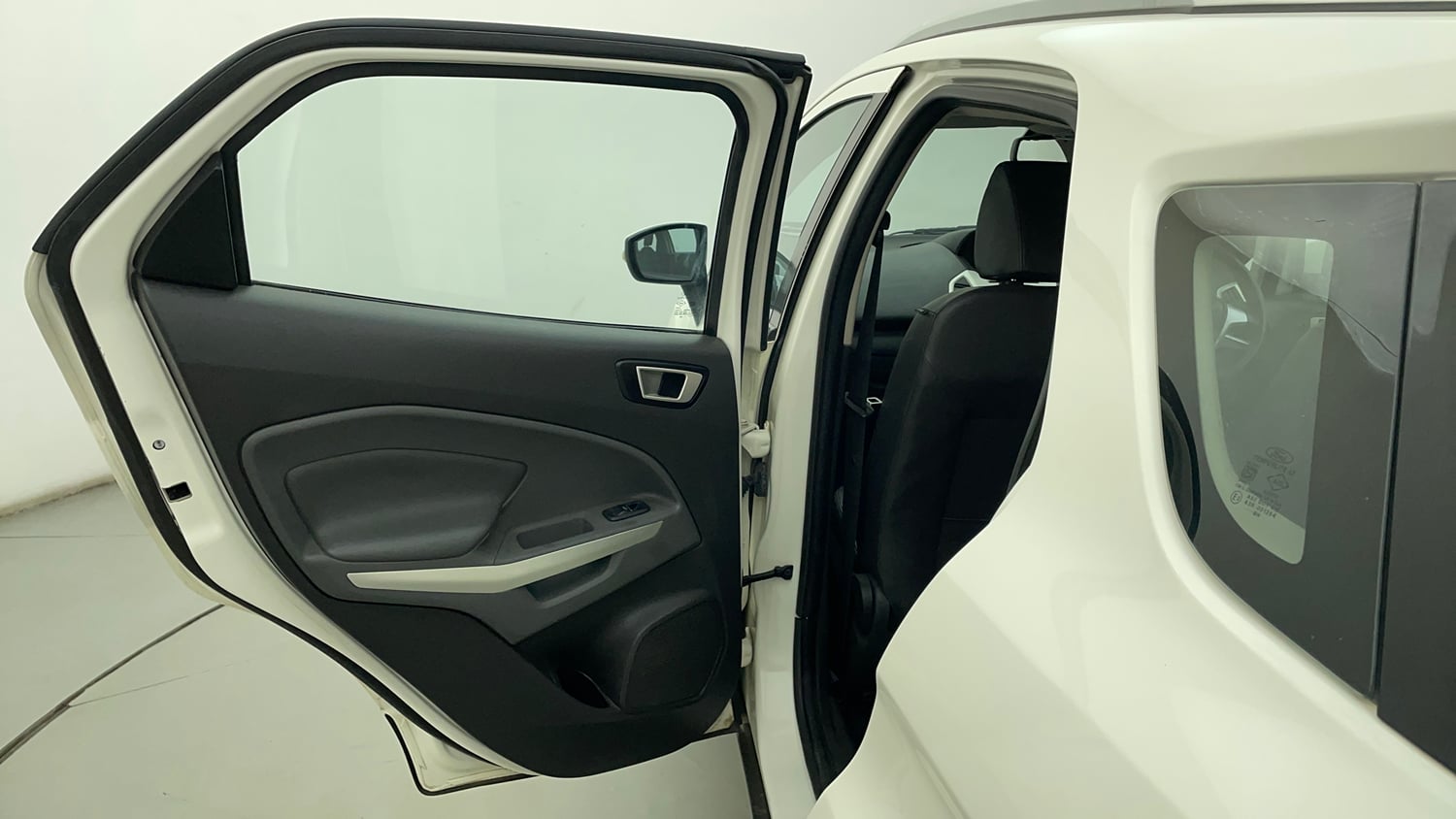 Used 2017 Ford EcoSport Titanium 1.5L TDCi Diesel Manual interior LEFT REAR DOOR OPEN VIEW
