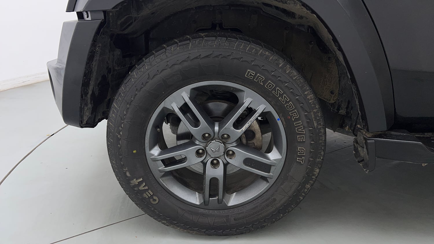 Used 2024 Mahindra Thar LX Hard Top Diesel MT RWD Diesel Manual tyres LEFT FRONT TYRE RIM VIEW