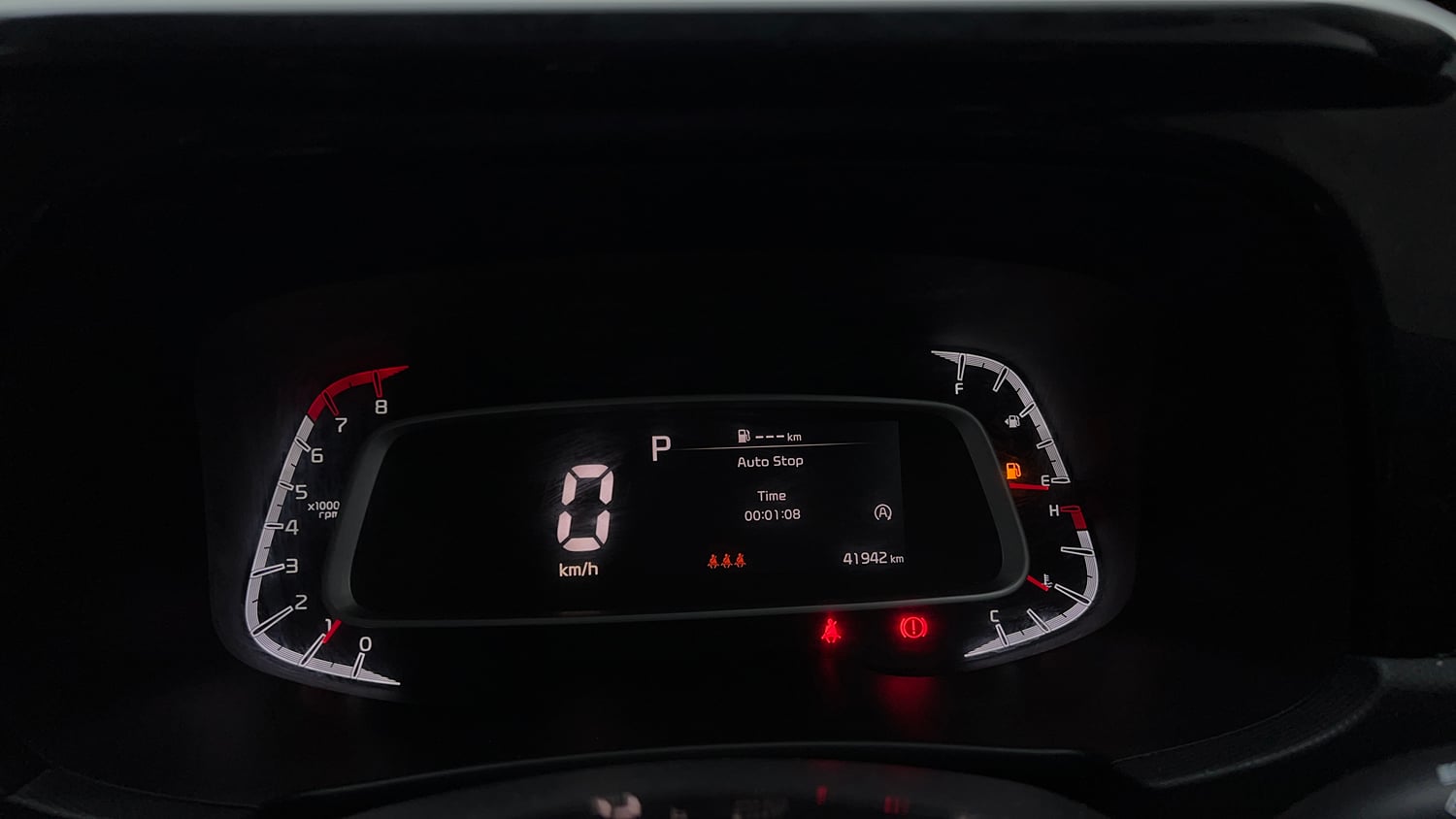 Used 2023 Kia Sonet HTX 1.0 Turbo Petrol DCT Petrol Automatic interior CLUSTERMETER VIEW