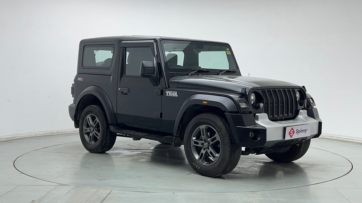 Used 2024 Mahindra Thar LX Hard Top Diesel MT RWD Diesel Manual exterior RIGHT FRONT CORNER VIEW