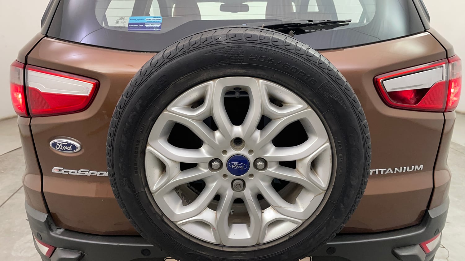 Used 2016 Ford EcoSport Titanium 1.5L Ti-VCT AT Petrol Automatic tyres SPARE TYRE VIEW