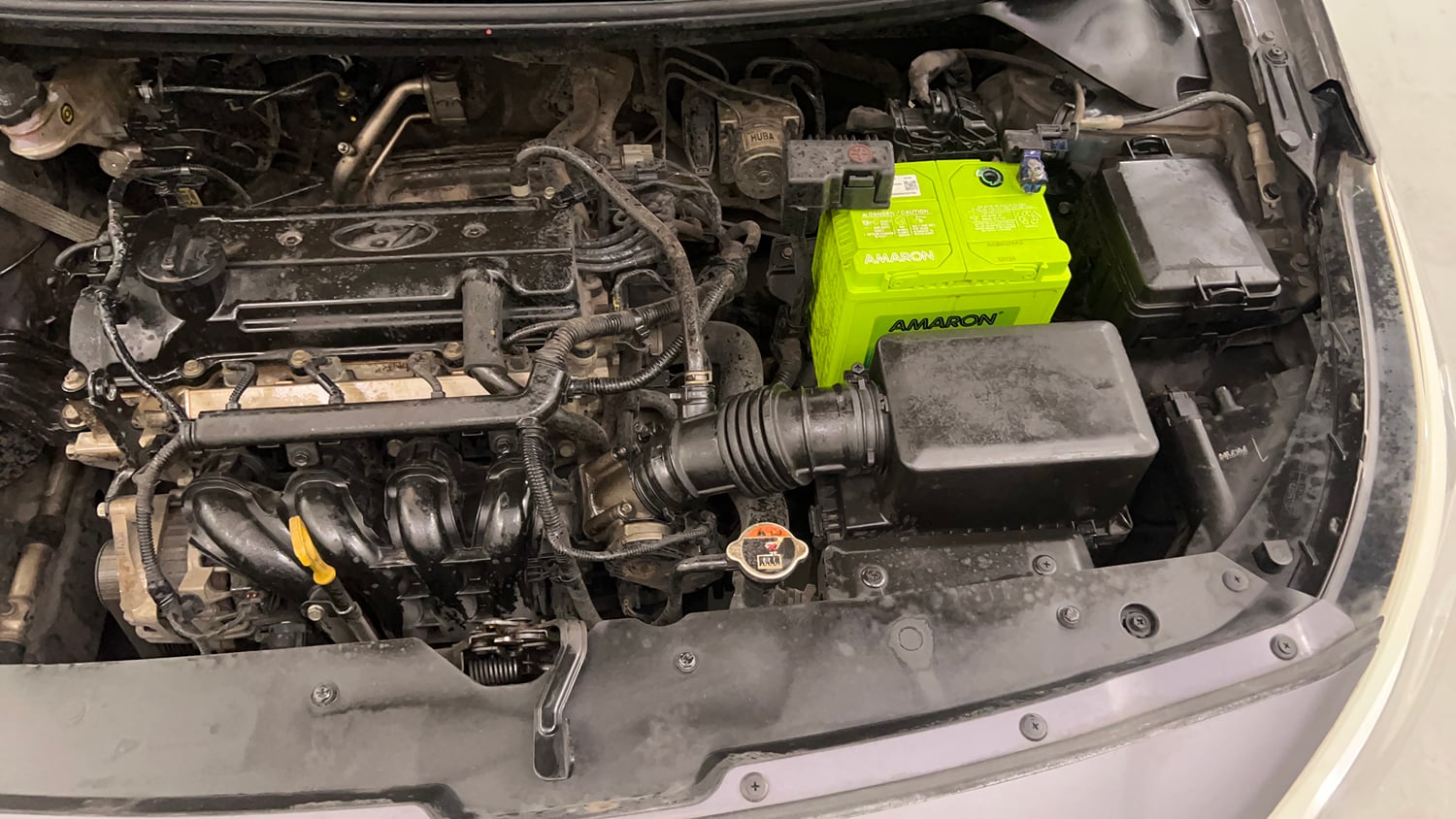 Used 2015 Hyundai Elite i20 Sportz 1.2 Petrol Manual engine ENGINE LEFT SIDE VIEW