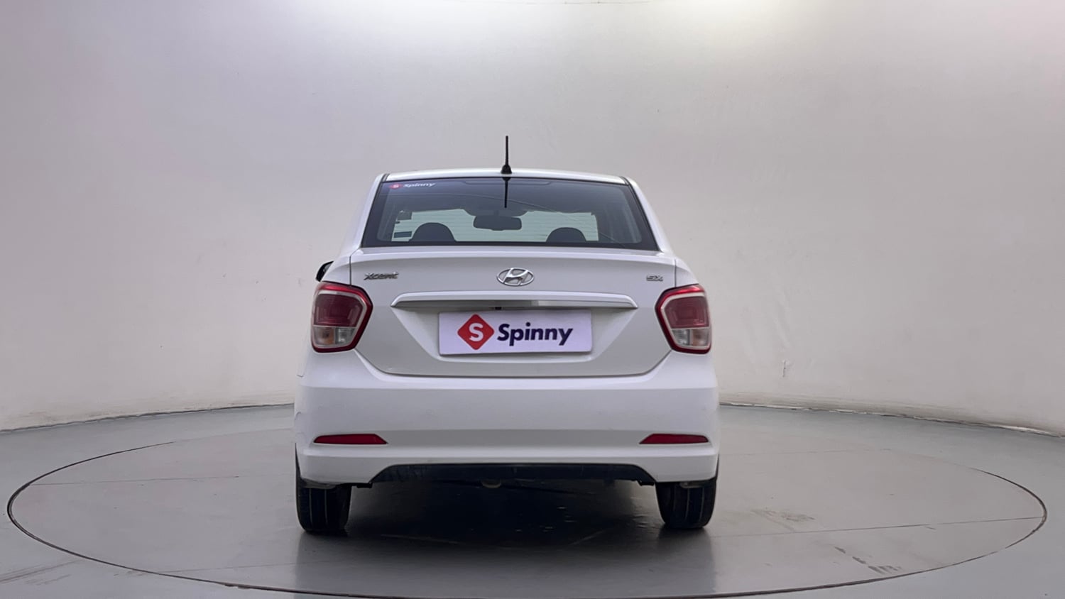 Used 2015 Hyundai Xcent SX 1.2 (O) Petrol Manual exterior BACK VIEW