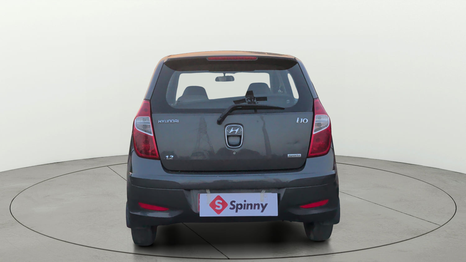 Used 2012 Hyundai i10 Sportz 1.2 Kappa2 Petrol Manual exterior BACK VIEW