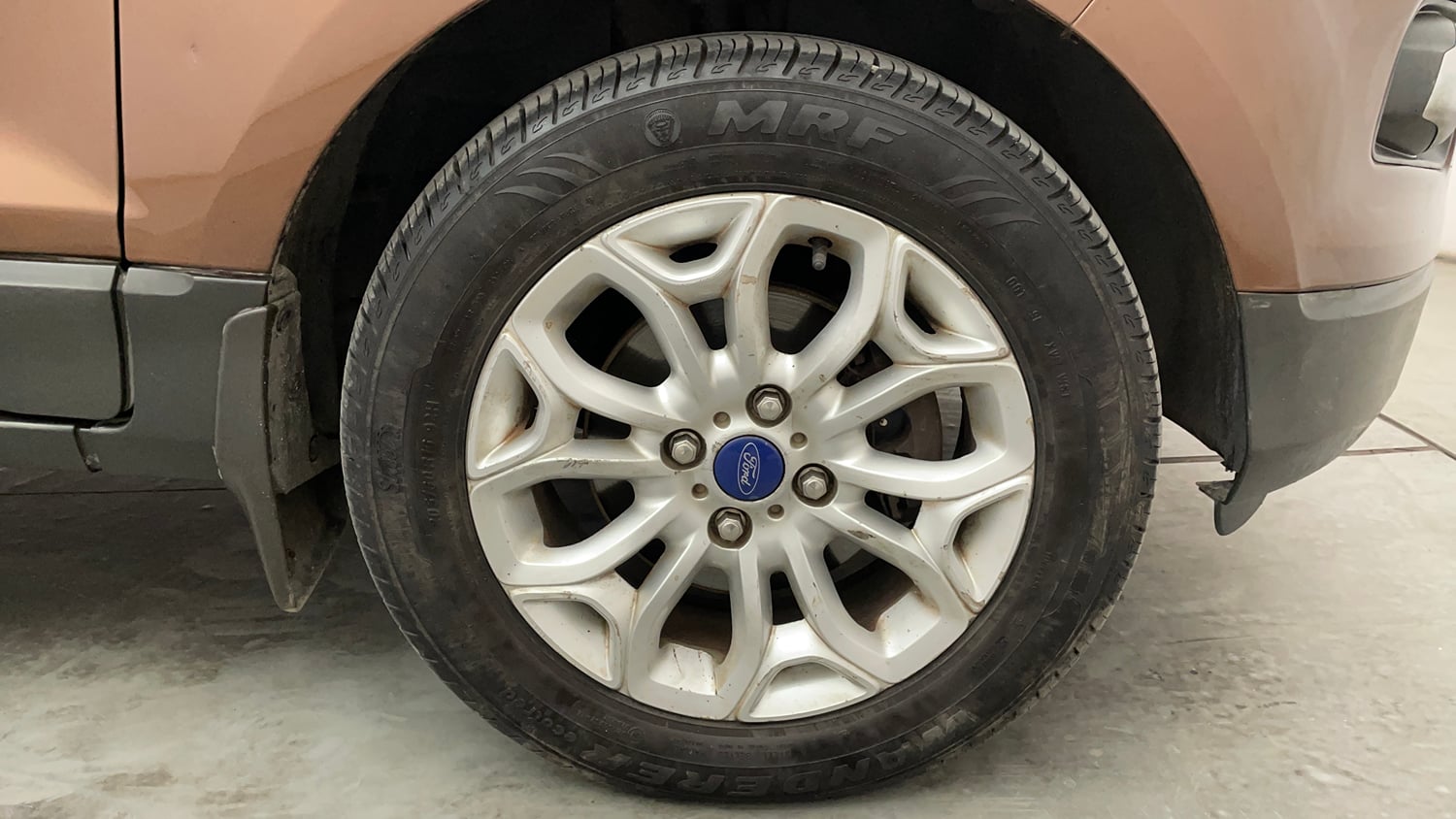 Used 2016 Ford EcoSport Titanium 1.5L Ti-VCT AT Petrol Automatic tyres RIGHT FRONT TYRE RIM VIEW