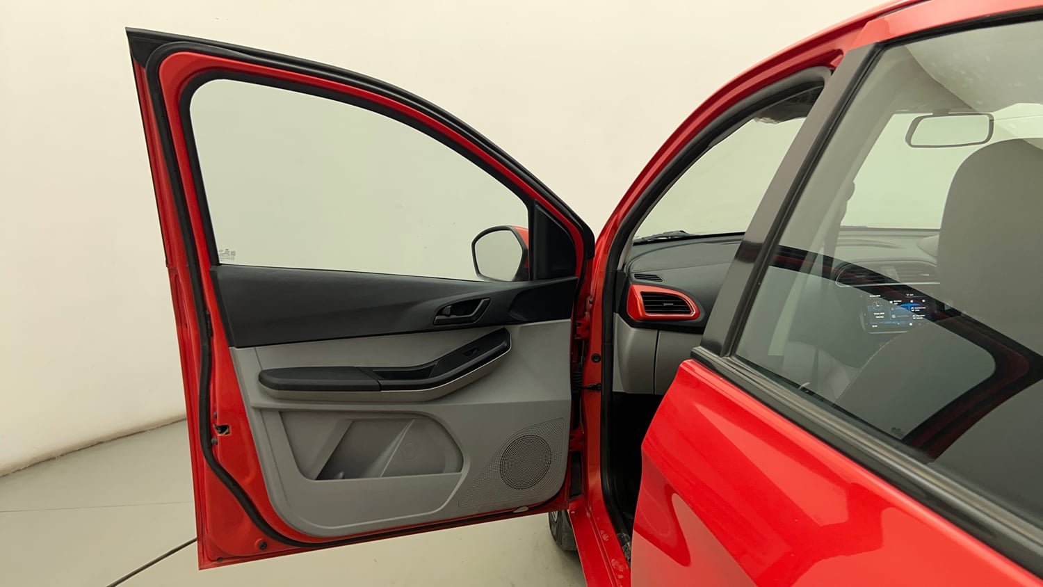 Used 2021 Tata Tiago XZ Petrol Manual interior LEFT FRONT DOOR OPEN VIEW