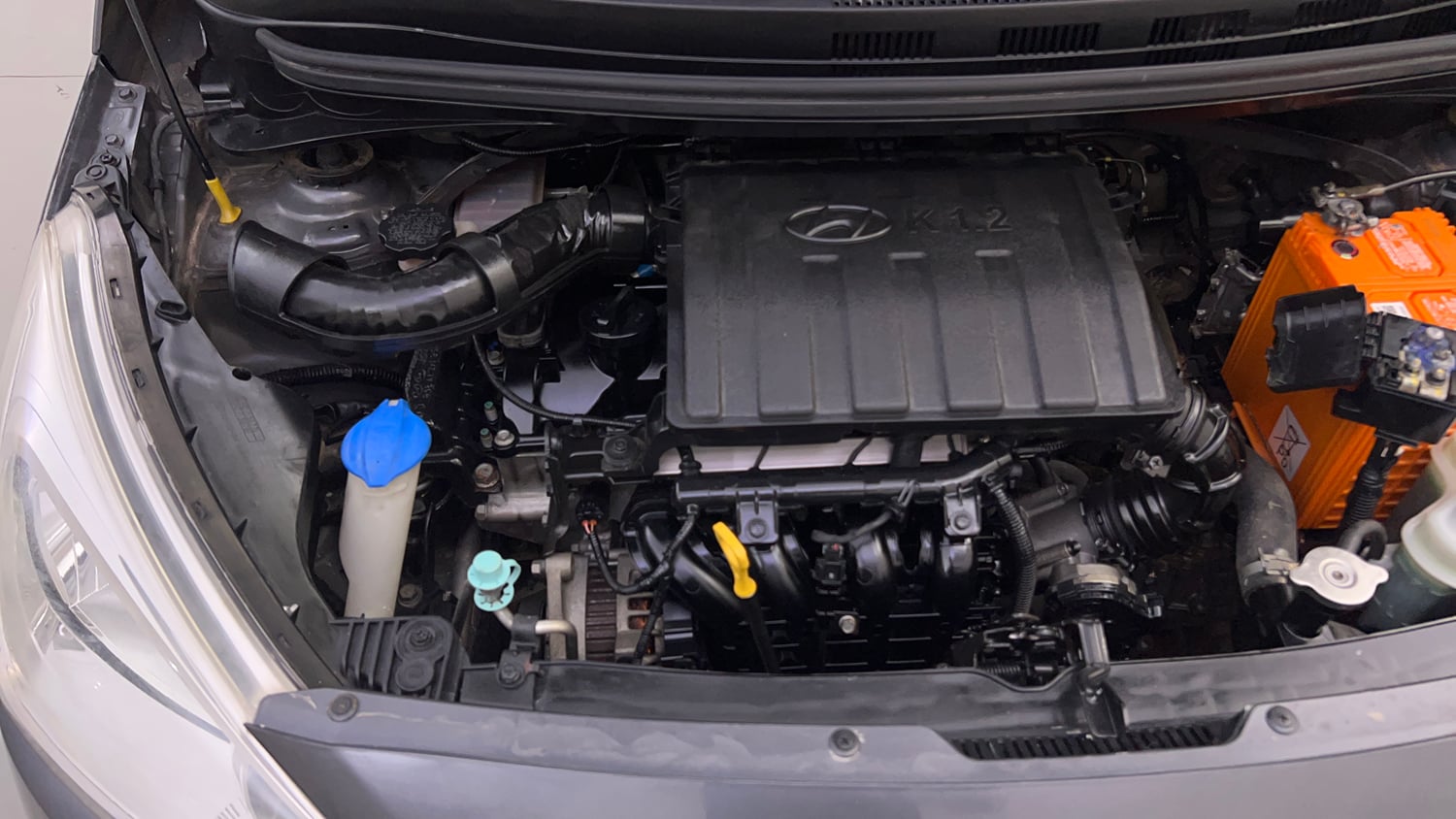 Used 2016 Hyundai Grand i10 Asta 1.2 Kappa VTVT (O) Petrol Manual engine ENGINE RIGHT SIDE VIEW