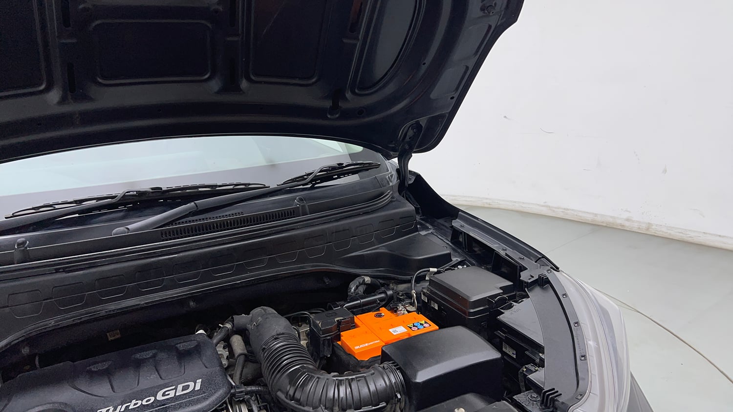 Used 2023 Kia Sonet HTX 1.0 Turbo Petrol DCT Petrol Automatic engine ENGINE LEFT SIDE HINGE & APRON VIEW
