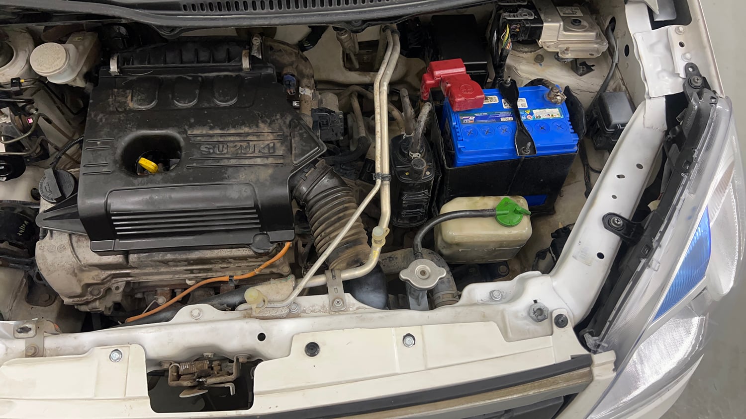 Used 2017 Maruti Suzuki Wagon R 1.0 VXI AMT (O) Petrol Automatic engine ENGINE LEFT SIDE VIEW
