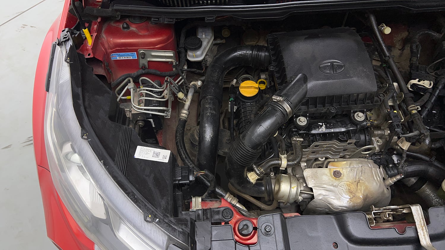 Used 2022 Tata Nexon XZA Plus Petrol Automatic engine ENGINE RIGHT SIDE VIEW