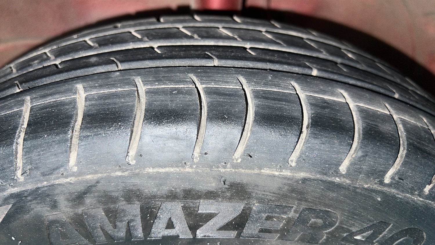 Used 2017 Maruti Suzuki Wagon R LXI CNG Cng Manual tyres LEFT FRONT TYRE TREAD VIEW