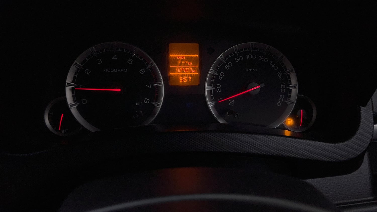 Used 2012 Maruti Suzuki Swift VXi Petrol Manual interior CLUSTERMETER VIEW