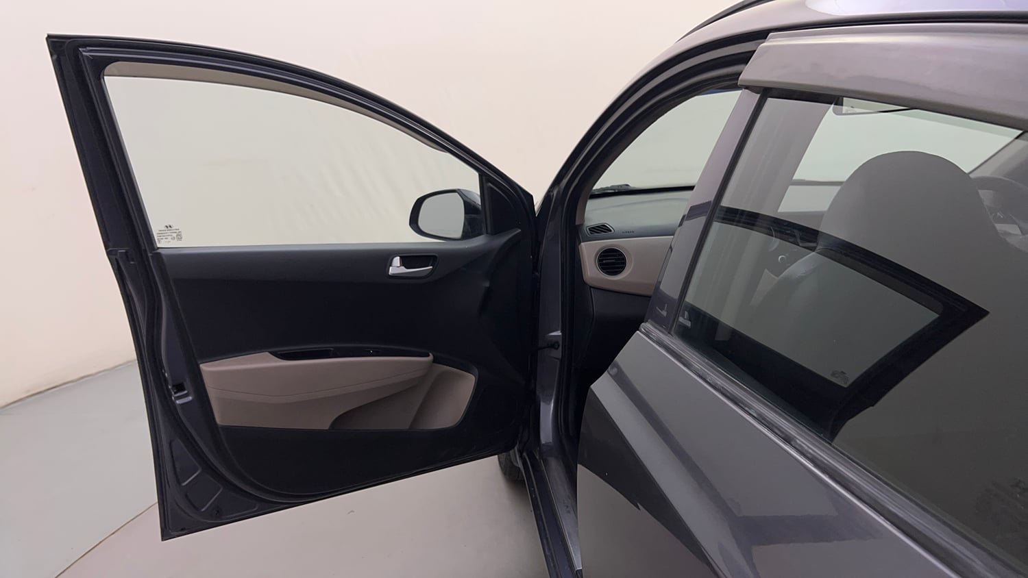 Used 2016 Hyundai Grand i10 Asta 1.2 Kappa VTVT (O) Petrol Manual interior LEFT FRONT DOOR OPEN VIEW