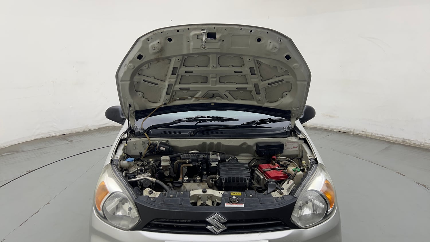 Used 2022 Maruti Suzuki Alto 800 LXi (O) Petrol Manual engine ENGINE & BONNET OPEN FRONT VIEW