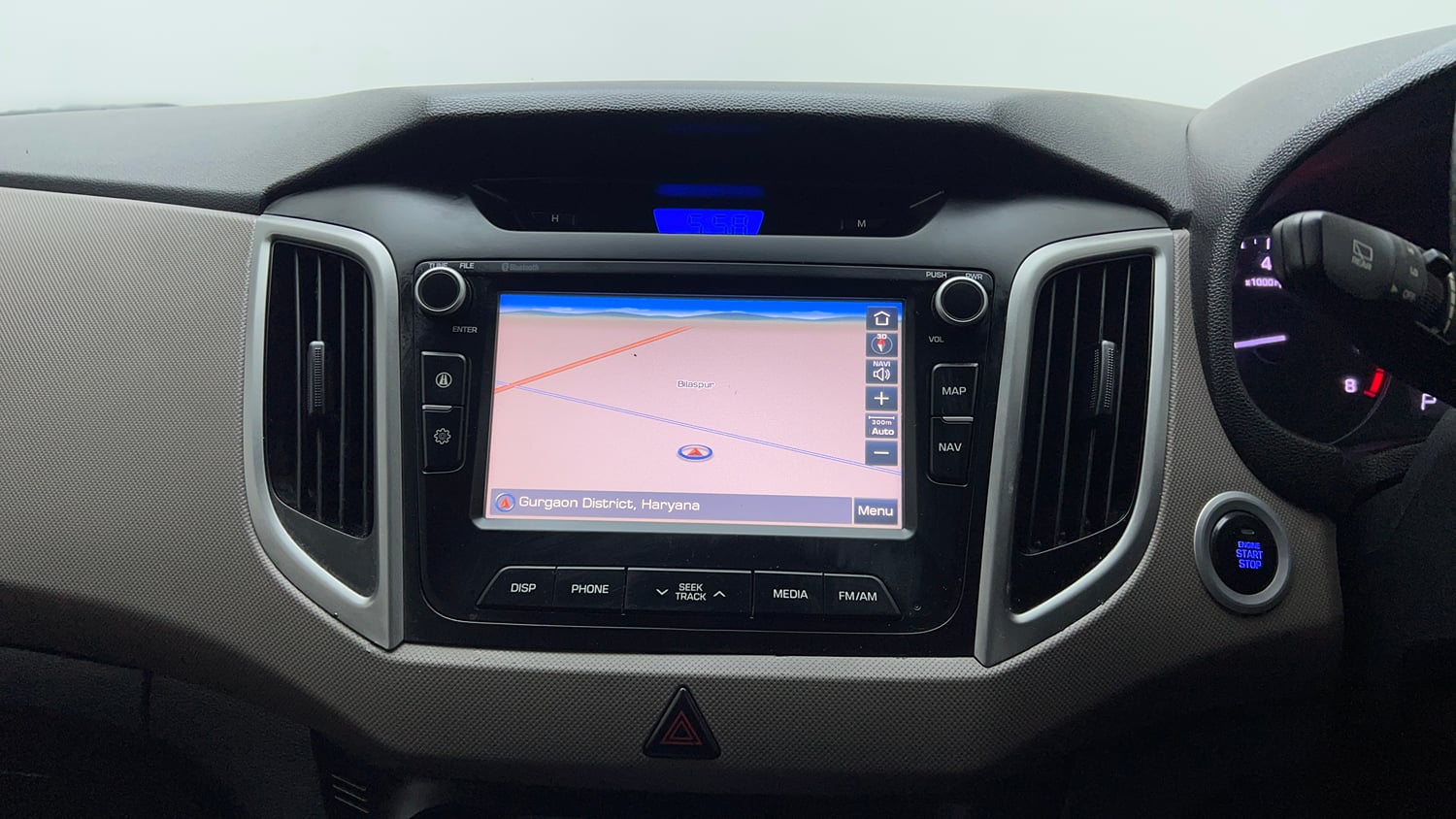 Used 2017 Hyundai Creta SX Plus 1.6 AT Petrol Petrol Automatic top_features Touch screen infotainment system